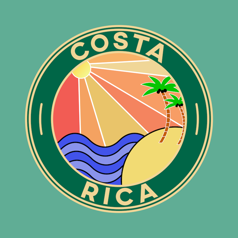 Badge Design for Costa Rica