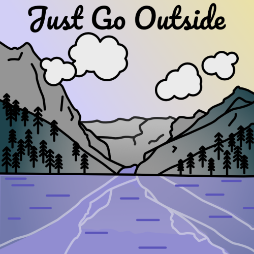 Just Go Outside Landscape