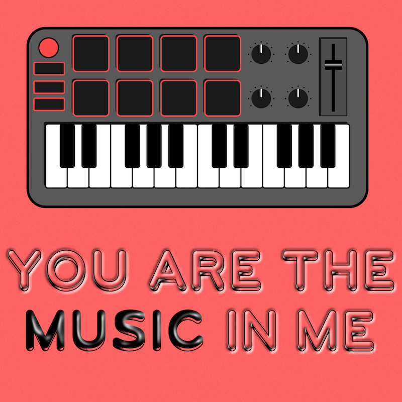 MIDI Keyboard Illustration